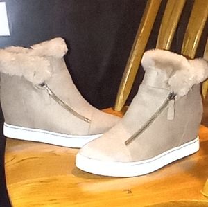 Sugar Brand Tan Wedges